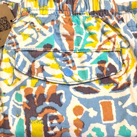 Kid's Patagonia Funhoggers Shorts, NWT: Thriving Planet in Lago Blue, Size M(10) - Picture 11 of 13
